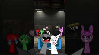 POV Wenda x Gray, Different mind test friends | Incredibox Sprunki