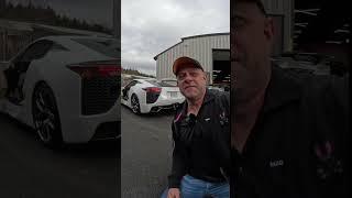 $800k Lexus LFA vs $150k Corvette Z06 Rev Battle!  #automobile #lexuslfa #corvettez06