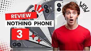 Nothing Phone 3 Review: Innovative Design, Camera Test & Performance | Best Mid-Range Phone of 2024?