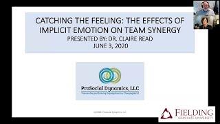 Catching the Feeling: The Effects of Individual Emotion on Team Synergy