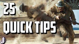 25 Quick Tips to Get Better in Battlefield 1