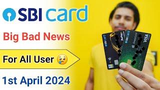 SBI Credit Card Big Bad News | Sbi Credit Card Charges | Sbi Credit Card Rent Payment Charges 2024