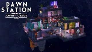 DAWN - Space Station Commune 🪐 | The Sims 4: Journey To Batuu | Speed Build (No CC)