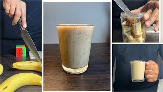 Live: Make Banana Milkshake at Home | Easy & Healthy | protein shake for weight gain