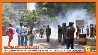 TUK students clash with police in the streets of Nairobi