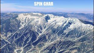 Spin Ghar mountain range سپین غر  Mount Sikaram سیکرم aerial tour *virtual