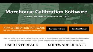 Morehouse Calibration Software New Release Webinar