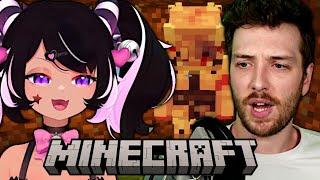 Beating Minecraft For The First Time (With Ironmouse)