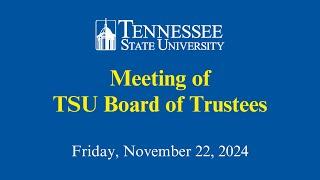 11-22-24 Meeting of the Board of Trustees