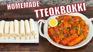 Making Korean Tteokbokki from Scratch!! [Ttteokbokki + Rice Cakes]