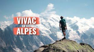 VIVAC con vistas al MONT BLANC en los ALPES FRANCESES | Tour de las Agujas Rojas