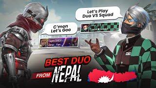 The Best DUO from NepalZEROX x GTK | Playing Duo Vs Squad40 Kills Target