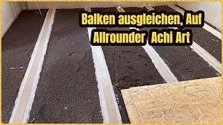 Fortsetzung Balken ausgleichen Allrounder Achi Art