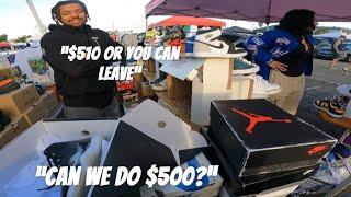 He Didn’t Want To Go Down $10! | Cashing Out Jordans at Kobeysswapmeet