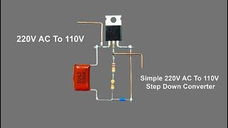 How to Make 220 Volt AC Into 110 Volt | 220V to 110V Converter | DIY Electronics