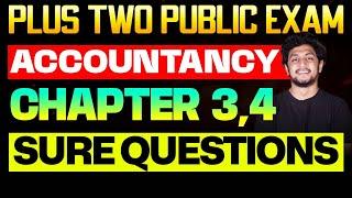 Plus Two  Public Exam Accountancy | Chapter - 3,4 Sure Questions | Eduport