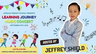 Jeffrey Shield As A Host & Piano Performance at Learning Journey Music Concert 2022
