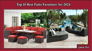  Top 10 Best Patio Furniture Set 2024  | Best Patio Furniture Set