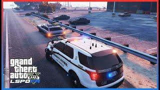 Highway Patrol Traffic Stops | GTA 5 Lincoln Courter LSPDFR 2 San Andreas Highway Patrol Roleplay