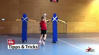 Handball Schlagwurf und Stemmwurf Training