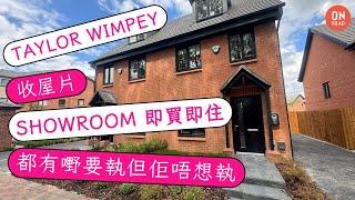 『道屋物業』Showroom 交屋質素 有啲嘢發展商唔想整都要迫到佢整 Taylor Wimpey Braxton 3房半獨立屋 洗衣房客厠二合一夠實用 巧遇大鴨小鴨一家來探訪