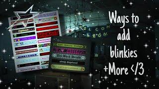 ⭐ Ways to add blinkies on Spacehey [+MORE] !! | TUTORIAL [with voice]