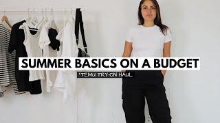 Summer Try-on Haul: Basics you need | TEMU Haul