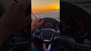 Sunset driving Baku
