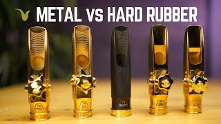 Metal vs Hard Rubber Mouthpieces| Theo Wanne Tenor Saxophone Mouthpiece Review & Comparison