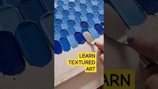 Learn Textured Art with me  Textured Art workshop | #shorts #texturedart #onlinework