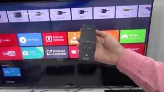 One flick remote on Sony BRAVIA