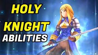 Final Fantasy Tactics Agrias Oaks All Abilities (Holy Knight)