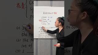 英语中的4个“花费”～ #英语语法 #零基础英语 #英语没那么难 #英语 #学英语#英語學習 #英語教學 #英語入門 #零基礎英語 #英語老師 #自然拼讀 #英语发音#shorts