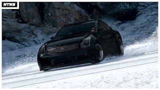 CLEAN SNOW DRIFTING in the Fathom FR36! LOW HP Infiniti G35 - GTA V