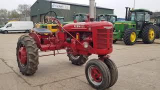 McCormick Deering Farmall Model B Rowcrop tractor