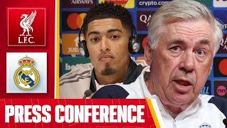 Jude Bellingham & Carlo Ancelotti Pre-Match Press Conference | Liverpool v Real Madrid