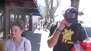 Joey King and Jacon Elord at the Farmers Market in Studio City