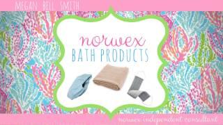 norwex bath products: towel, hair turban, back scrubber - megan bell smith