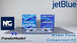 JetBlue Airbus A321Neo Streamers Tail| NG Models vs Panda Models| Model Comparison #3