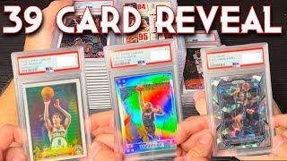 39 Card PSA RevealBasketball Special with Early 2000s Topps Chrome Galore!!