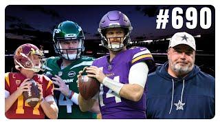 #690 Playoff Predictions, Sam Darnold, Saving The Bears, Rex Ryan Jets? & The Nathan Awards