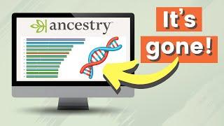 AncestryDNA Has Removed Features for Some Users!