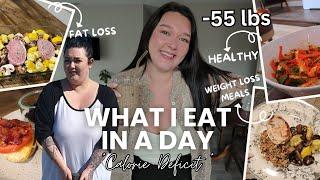 WHAT I EAT IN A DAY FOR WEIGHT LOSS IN A CALORIE DEFICIT | HIGH PROTEIN MEALS