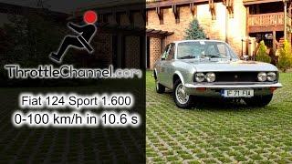 Fiat 124 Sport Coupe 1600 acceleration - ThrottleChannel.com