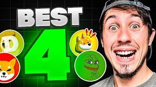 BEST 4 MEME COINS TO Buy Now (MASSIVE Potential!!)