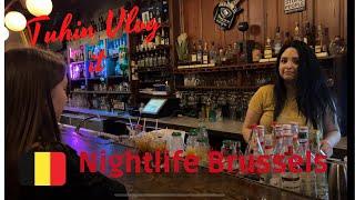 Brussels, Belgian Nightlife 4K  Disco Night Club & Pub 2022.