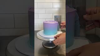 Random thoughts while I cover a cake in ombre buttercream 