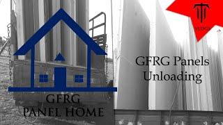 MY GFRG HOME | GFRG Panel unloading