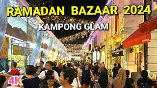 4K Kampong Glam Ramadan Bazaar 2024 | Ramadan in Singapore | Ramadan Bazaar Singapore