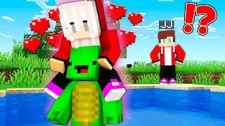 Why is JJ TRYING to Get RID OF Mikey GIRL in Minecraft Challenge - Maizen